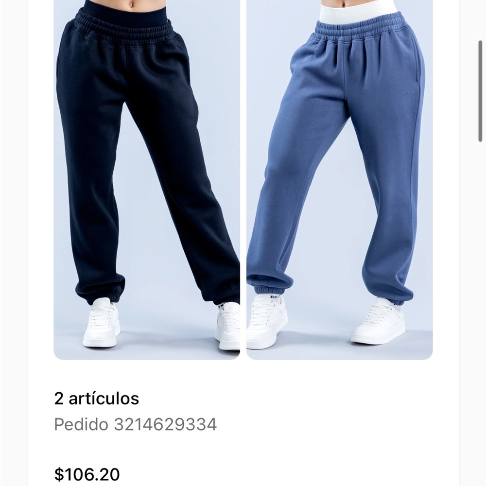 SOLD Dark Sapphire Blue Joggers DFYNE - Picture 4 of 7